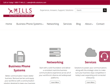 Tablet Screenshot of mills-solutions.com